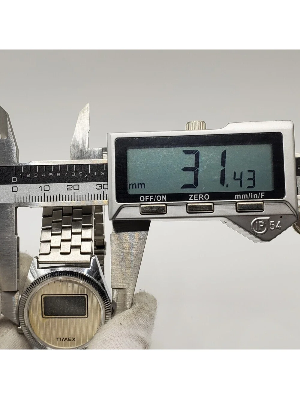 Vintage Timex Digital F Cell Watch For Parts Or Repair
